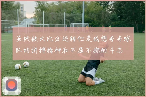 虽然被大比分逆转但是我想夸夸球队的拼搏精神和不屈不挠的斗志
