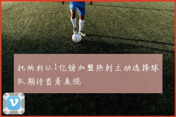 托纳利以1亿镑加盟热刺主动选择球队期待首秀表现